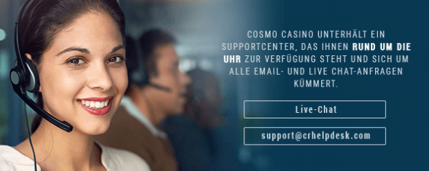 cosmo casino account löschen